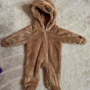 Infant Teddy Bear Jumpsuit | Size 3-6 Months